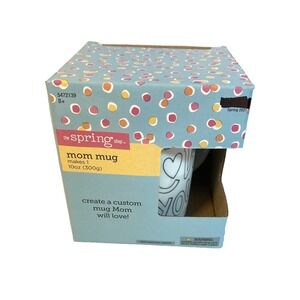 the spring shop MOM MUG kids craft paint a custom mug mothers day gift